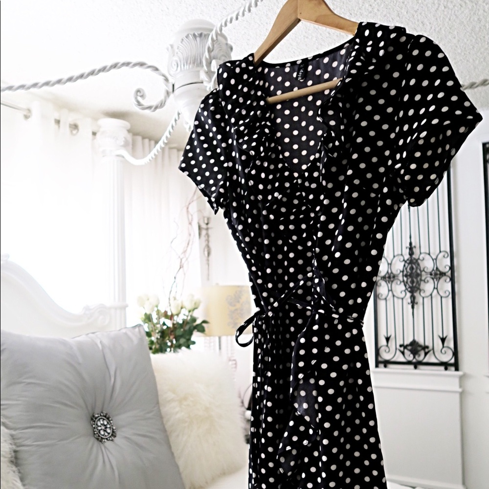Black Polka Dot Dress